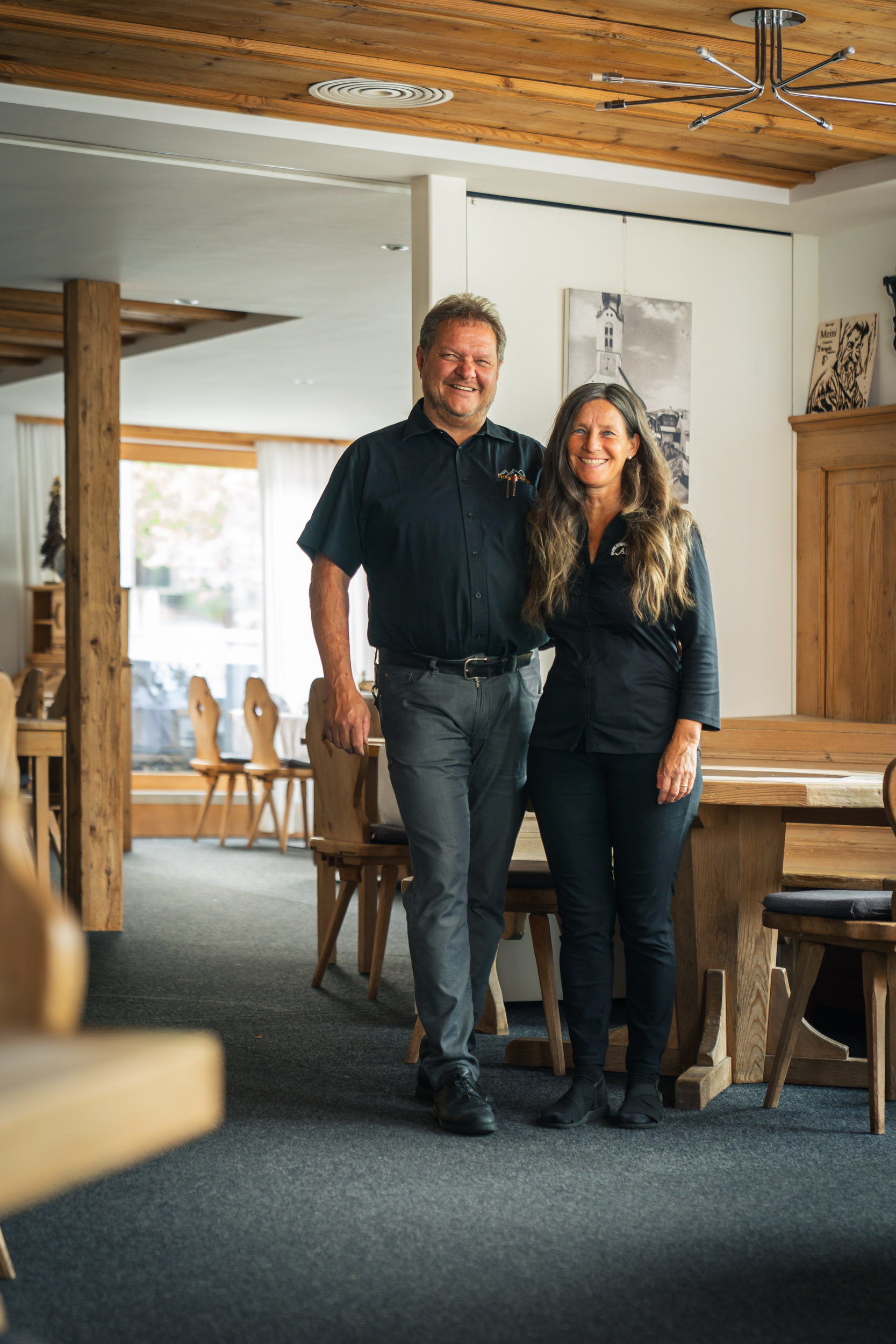 Reto Schmed und Rosina Schmed, Inhaber und Gastgeber