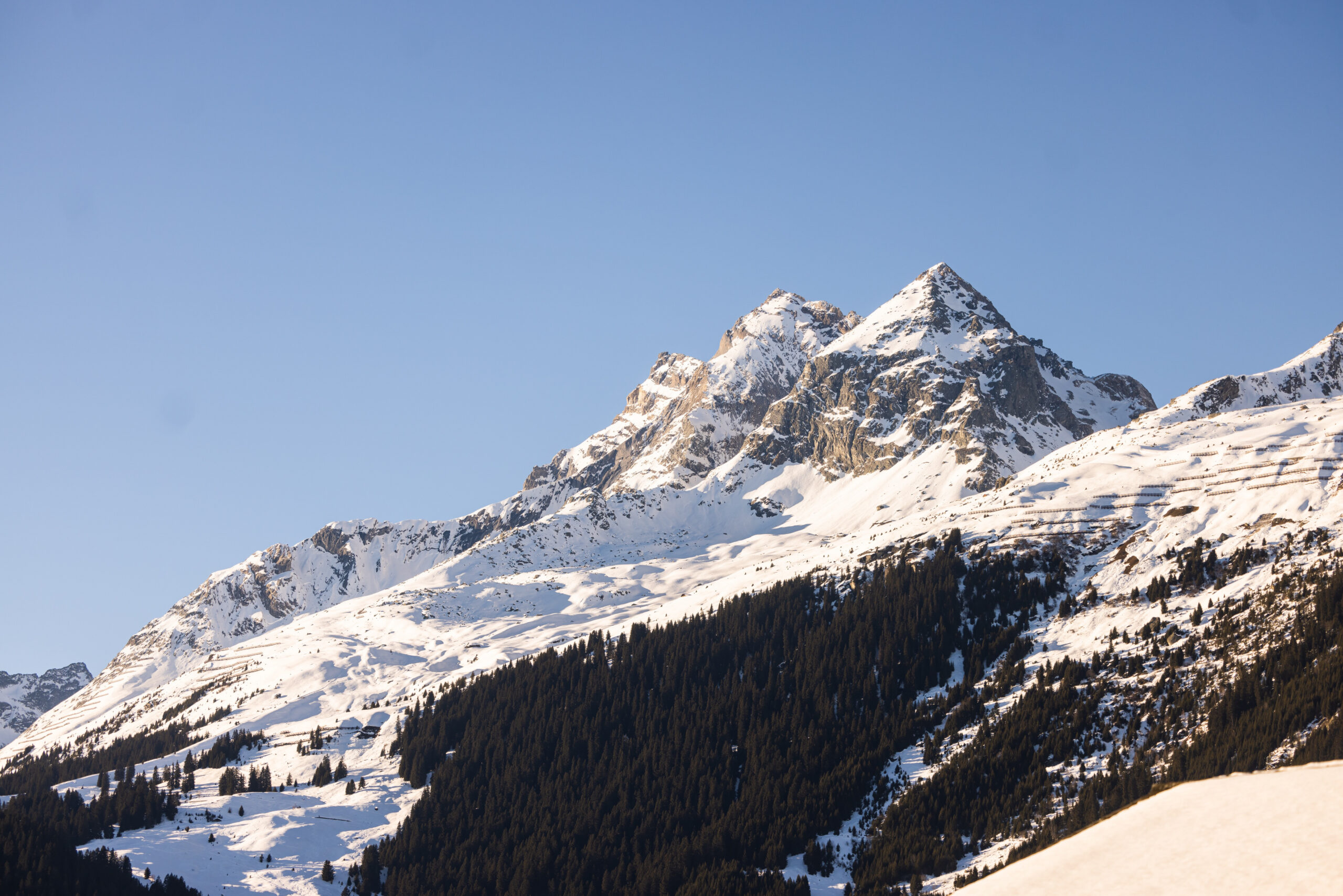 Mountain view in the heart of the village